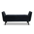 thumbnail image 1 of Jennifer Taylor Home Banc de Rangement d'Entrée Mid-Century Modern Noir, 1 of 10