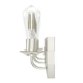 thumbnail image 4 of Hunter - Perch Point 3-light Brushed Nickel, Medium Size Vanity Light, Dimmable, Casual Style, for Bedrooms, Dining, Living Rooms - 19433, 4 of 6
