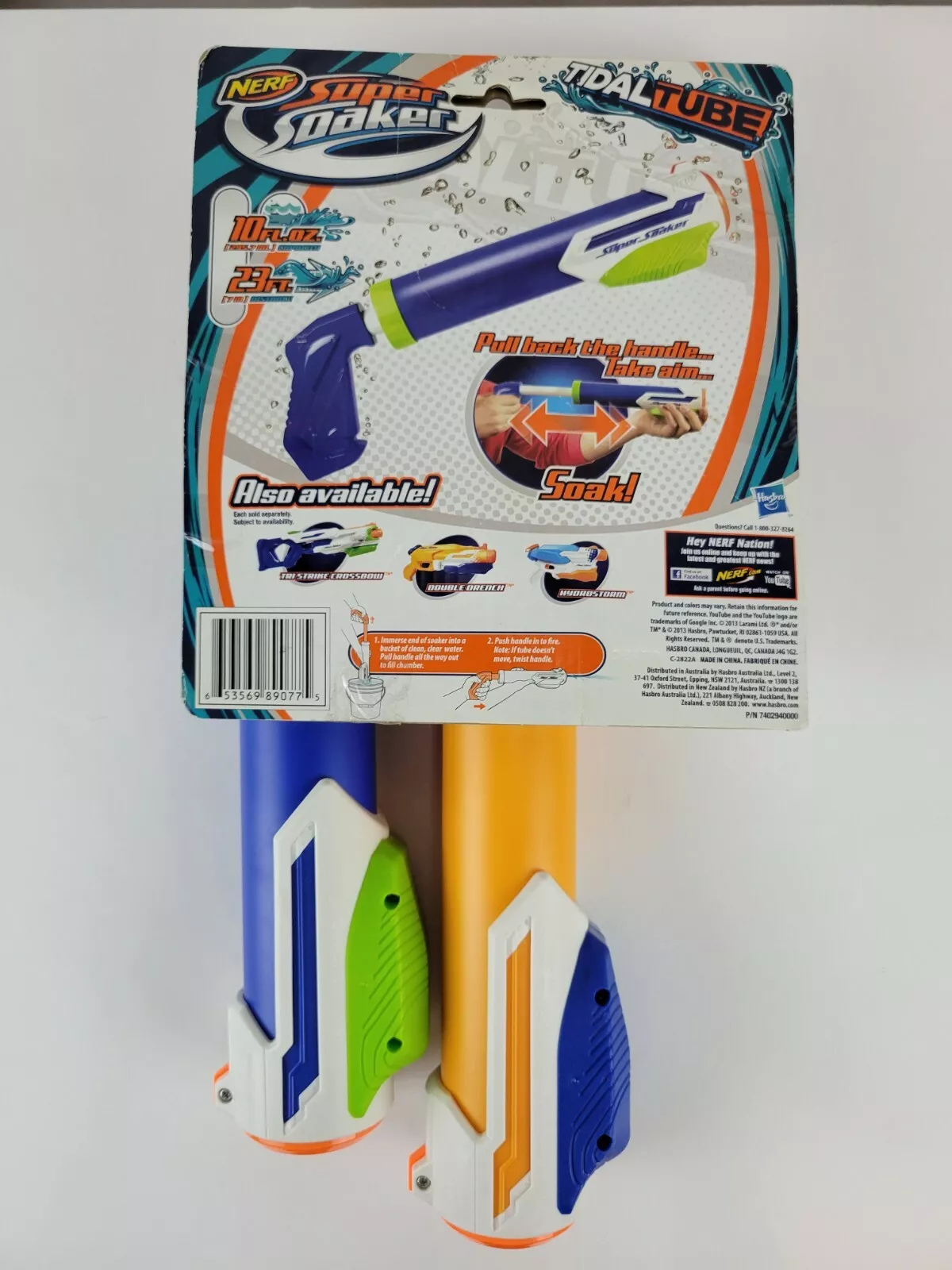 Nerf Super Soaker Tidal Tube Blaster 2-Pack
