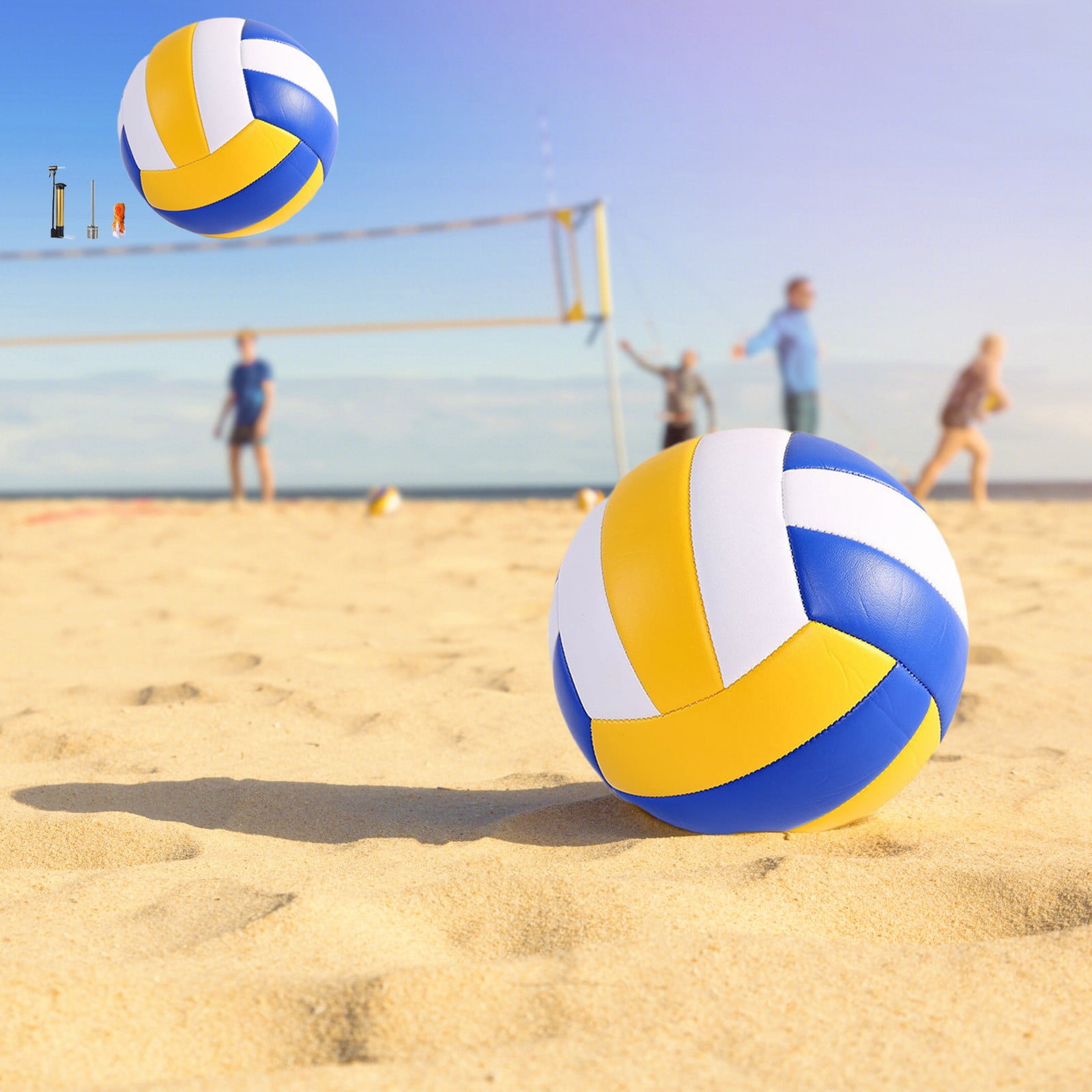 Official Size 5 Volleyball, Soft Indoor Outdoor Volleyball for Game Gym Training Beach Play