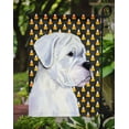 thumbnail image 3 of Carolines Treasures SS4302-FLAG-PARENT Boxer White Candy Corn Halloween Portrait Flag  multicolor, 3 of 3