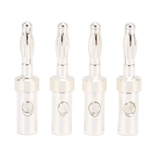 Conector tipo banana para altavoz, 4 piezas Conector tipo banana para altavoz Conector tipo banana para altavoz Eleve su experiencia