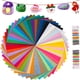 thumbnail image 1 of 40 piezas de fieltro grueso y rígido para manualidades, tela no tejida, proyectos de costura y manualidades para la decoración del hogar, 1 of 5