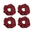 thumbnail image 1 of 4 piezas de aros para el pelo de estilo navideño festivo, cuerda para el pelo con diseño navideño, accesorio para el pelo para adultos, 1 of 8