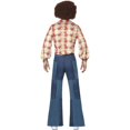 thumbnail image 2 of Smiffys Mens 70s Deluxe Flared Trousers, 2 of 3