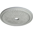 thumbnail image 3 of Ekena Millwork 27 1/2"OD x 4"ID x 1 1/2"P Winsor Ceiling Medallion (Fits Canopies up to 4"), Hand-Painted Frost, 3 of 5