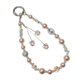 thumbnail image 1 of Decorative Fashion Cellphone Lanyard Bracelet Phone Strap Elegant Colorful Beaded Pendant Antilost Wrist Chain Jewelry White, 1 of 5