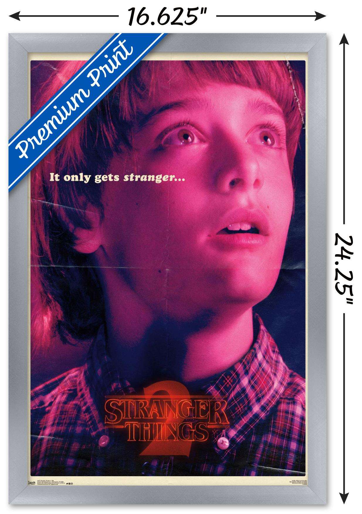 Netflix Stranger Things: Season 2 - Will Wall Poster, 14.725" x 22.375", Framed