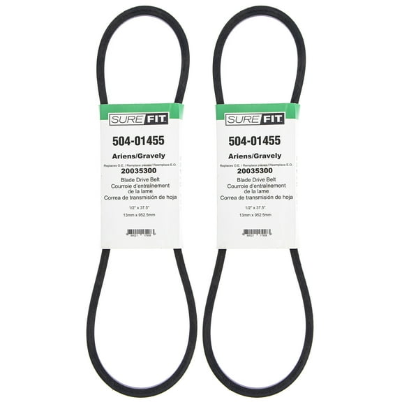 SureFit Deck Drive Belts Ariens Gravely 009240 20035300 37896 885004 40" 2pk