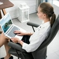 thumbnail image 4 of XIZZI Ergonomic Computer High Back Chair, Adjustable Office Desk Chairs Home Suede Fabric Chair-Dark Gray, 4 of 8