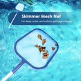 thumbnail image 2 of Deep Skimmer Net Swimming Pool Debris Leaf Skimmer Mesh Net 3 Way Cleaning & Telescopic Pole Cleaning Above Ground Inground Pool Hot Tub Spa Pond, 2 of 7