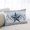 Blue, variant on Country Star Blue Throw Pillow Covers, Farmhouse Vintage Branches Wooden Soft Breathable Pillow Cases with Invisible Zipper for Sleeping, Queen Size Pillowcases for Couch Bed Sofa Chair 20x30 Inches