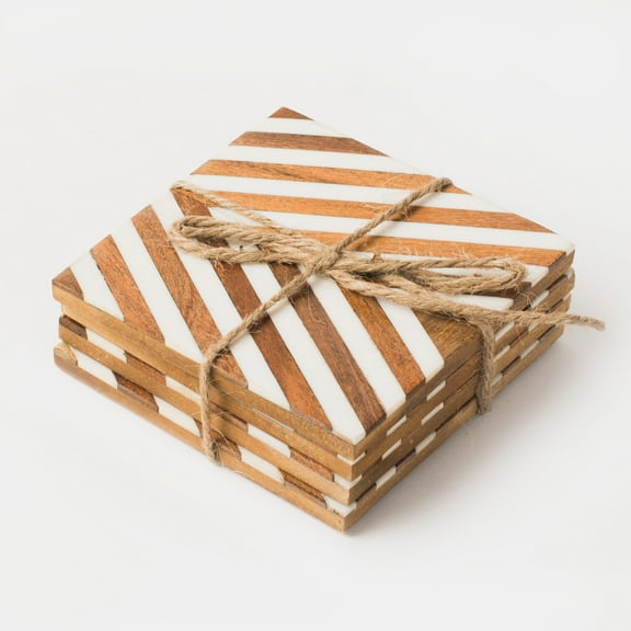 Marquewood Chevron Coasters