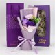 thumbnail image 1 of Flores artificiales, flores falsas, flores artificiales, juego de regalo para mujer, ramo de imitación, clavel, rosa, ramo de flores de jabón, caja de regalo, regalo de San Valentín, regalo de activid, 1 of 9