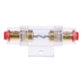 thumbnail image 1 of Soporte de Distribución de Bloque de Fusibles de sonido para Automóvil Duradero de 60 a, Dorado, 1 of 9