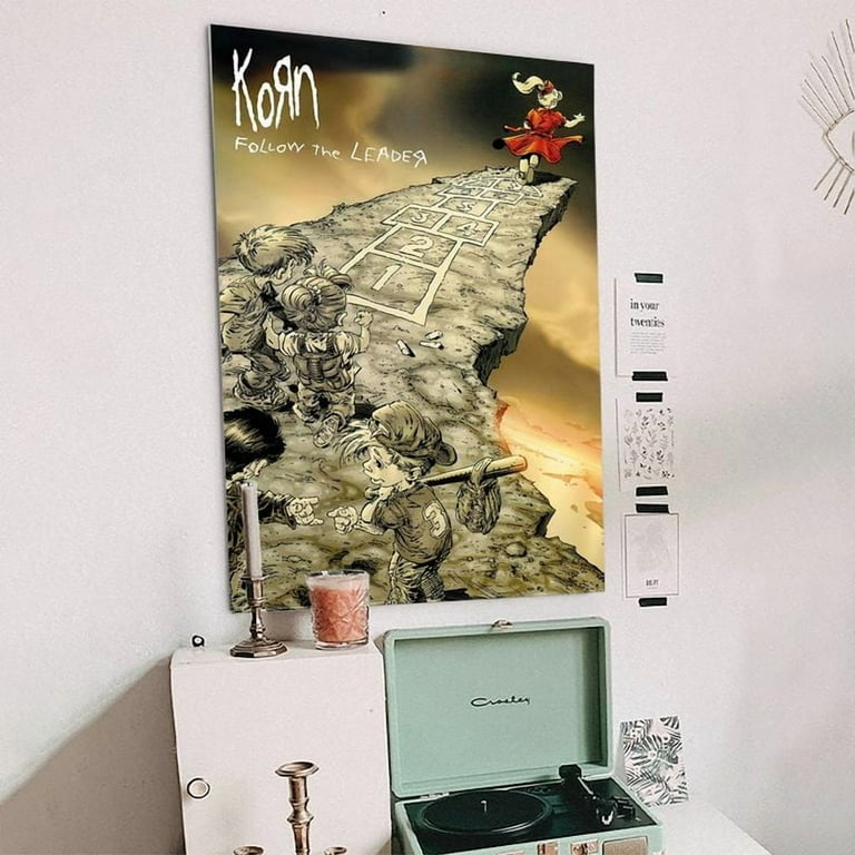 Music Poster- Korn Follow The Leader Poster - Retro Style - Size