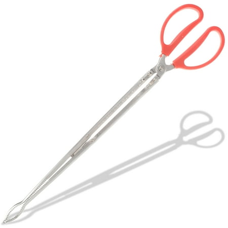 

Stainless Steel Fireplace Tong Heavy Duty Firewood Tong Claw Grabber Garbage Picker