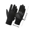 thumbnail image 3 of Guantes de Invierno para Hombre | Guantes Gruesos, Resistentes Al Viento y Cálidos para Esquí, Ciclismo y Senderismo | Compatibles con Pantallas Táctiles | 25 X 10 X 3 Cm | 100 G | Paquete de 2, 3 of 6