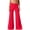 Red wide leg capri pants a1, variant on Cagogo Wide Leg Capri Pants for Women Summer Casual Loose High Waisted Cropped Palazzo Pants Flowy Beach Work Lounge Trousers Fashion Beachwear Clothes, Dark Blue M