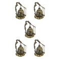 thumbnail image 2 of VONKY Dragon Fengshui Bell Good Luck Bless Home Decor Desk for Buddha head 7x7x12cm 5Set, 2 of 6