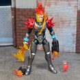 thumbnail image 3 of Marvel Legends Cosmic Ghost Rider 6” Action Figure Fire Whip Without Motorbike From Vehicle Set Riders Series Toys, 3 of 7