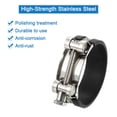 thumbnail image 4 of Unique Bargains T-Bolt Hose Clamp 2Pack 68-73mm Rubber Cushion Metal Intake Intercooler Clamps, 4 of 4