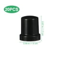 thumbnail image 2 of 20PCS Power Amplifier Knob Replacement Rotary Control Turning Knob Supply, 2 of 7