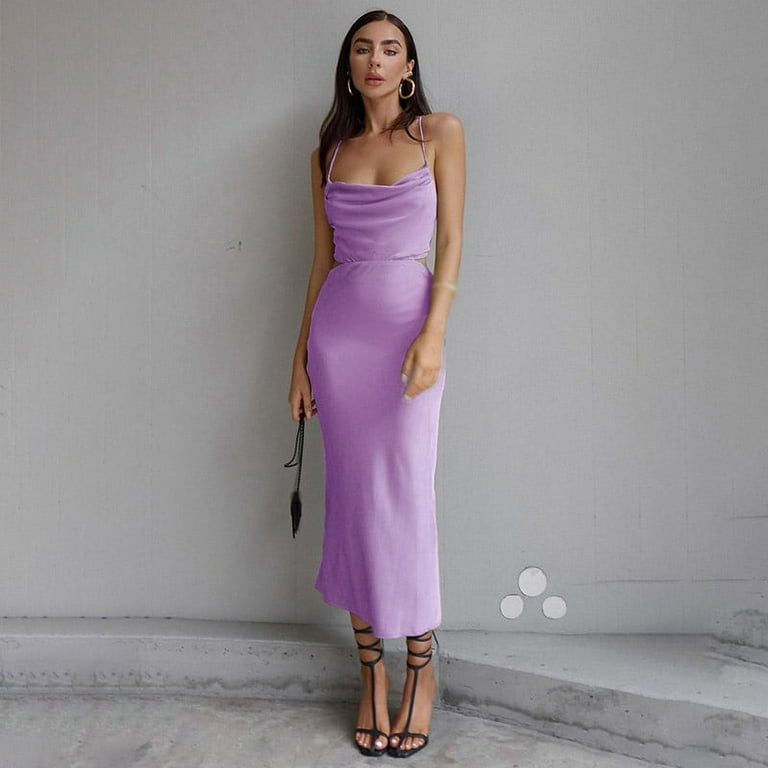 strapless open back dress Simple Purple Off Shoulder Tulle Long Prom Dress, Purple Graduation Dr –  shopluu