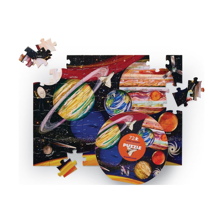 Crocodile Creek Solar System Round Box Puzzle: 72 Pcs - Walmart.com