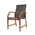 thumbnail image 6 of Amazonia Bahamas 9 Piece Adult Contemporary Wood Eco-Friendly Dining Table with Chair Brown, 6 of 14