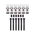 thumbnail image 3 of ruzhgo 6pcs Saddles Double Locking System String Screws Guitars Locked Tremolo Bridges Chrome Replaced Parts Fitting Music Tool, 3 of 6