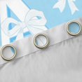thumbnail image 4 of Manfei Initial A Letter Curtains Pack of 2 (42x84 Each) for Kids, White Blue Bowknot Curtains Blackout, Cartoon Kawaii Monogrammed Bedroom Curtains, Window Curtains Room Decor, 4 of 6