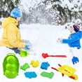 thumbnail image 4 of Kit para hacer bolas de nieve HUOGUO, juguetes de nieve de invierno para niños, 10 unidades, 4 of 5