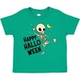 thumbnail image 3 of Inktastic Happy Halloween with Dancing Skeleton Boys or Girls Toddler T-Shirt, 3 of 5