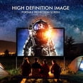 thumbnail image 5 of Pyle Projector Screen with Stand - 120" 16:9 HD 4K Portable Lightweight Freestanding Foldable Outdoor Movie Projection Display with Frame for Home Theater, 5 of 7