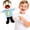 Dad, variant on Just qunseen 15.7'' Grandma Hand Puppet Interactive Family Role Play Toy