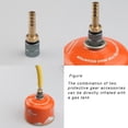thumbnail image 4 of EcoNesxp Convertisseur de Réservoir de Propane 10mm Adaptateur de Réchaud à Gaz Connecteur de Réchaud à Gaz Convertisseur 10mm Adaptateur de Réchaud à Gaz Adaptateur de Réservoir de Propane Connecteur de Gaz Convertisseur Aluminium a, 4 of 5