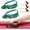 2pcs Green, variant on 2-Pack Wrapping Paper Cutter, New Gift Wrap Cutter with Wheels with 3 Replaceable Blades, Birthday and Christmas Wrapping Paper Cutter Slider for Home, Office or Classroom(Black)