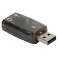 thumbnail image 4 of USB Sound Card, External Sound Adapter 3.5mm Jacks Stable  For PC For, 4 of 8