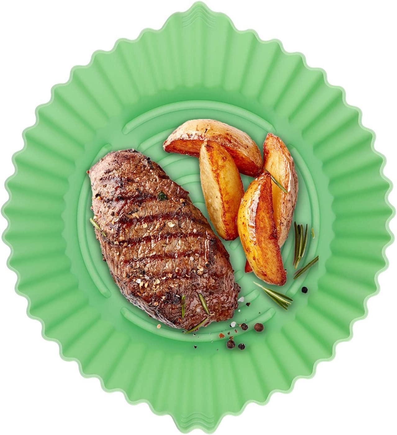 Silicone Pad for Air Fryer Reusable NonStick Silicone Air Fryer