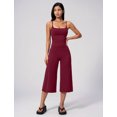 thumbnail image 3 of IDOPIP Workout Sets for Women Two Piece Halter Tank Top Sports Bra Matching Wide Leg Capri Flared Gauchos Pants Gym Cropped Leggings Athletic Running Work Yoga Pilates Outfits, 3 of 6