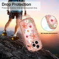 thumbnail image 6 of iPhone 13 Pro Case, Shockproof Kawaii TPU Phone Case for iPhone 13 Pro 2021 (6.1 Inch), Cute Back Case for Girls and Women, Orange Flowers, 6 of 13