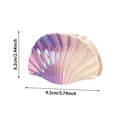 thumbnail image 3 of Gytml Shell Hair Claw Clip, Large Non- Beach Hair Accessory Fashionable Seashells Hair Barrettes For Women Summer Vacation Daily Wear(Blue-2.44X3.74Inch), 3 of 6