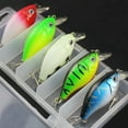 thumbnail image 4 of Amdohai 5pcs Fishing Lures Hard Baits Crank Baits Crankbaits in Storage Box, 4 of 7