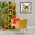 thumbnail image 4 of Stupell Industries Eclectic Summer Garden & Butterfly Black Floating Frame Canvas Art, 25 x 25, by LSR Design Studio, 4 of 8