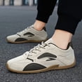 thumbnail image 2 of Men's Retro Casual Sneakers, Breathable Lace-Up Walking Shoes, Non-Slip Fashion Athletic Shoes for Daily Wear, Driving, Commuting, 2 of 5