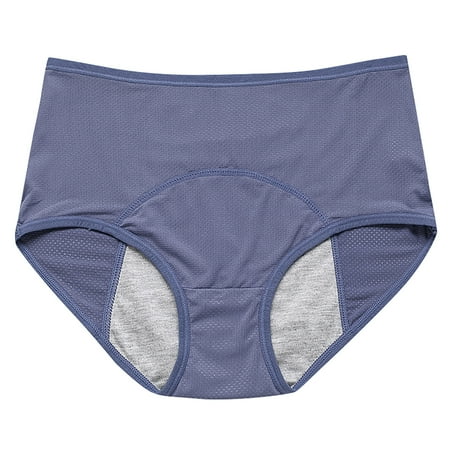 Kopltyrfg Women s Cotton Underwear High Waisted Ladies Panties Full Coverage Briefs Light Purple 5X-Large