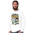 thumbnail image 3 of Cool Fighting Popeye Hard Knock Life Men Big & Tall Long Sleeve Tee Brisco Brands 3X, 3 of 5