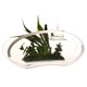 thumbnail image 1 of Jarrón decorativo de cristal con planta LED verde de 12,5 cm, 1 of 1