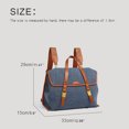 thumbnail image 4 of Mochilas estilo Inglaterra para mujer, bolsos de diseñador de lujo, carteras, novedad de 2024, en tela vaquera con cierre de lentejuelas, gran capacidad, para el hombro, 4 of 5